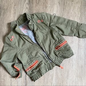 Army green jacket